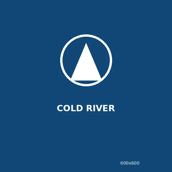 Cold River placeholder logo tile, 600 by 600 pixels