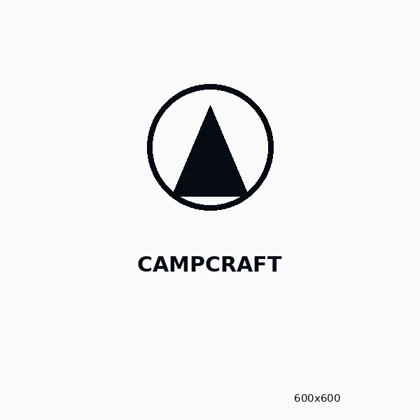 CampCraft placeholder logo tile, 600 by 600 pixels
