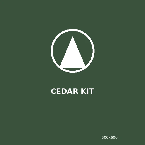 Cedar Kit placeholder logo tile, 600 by 600 pixels